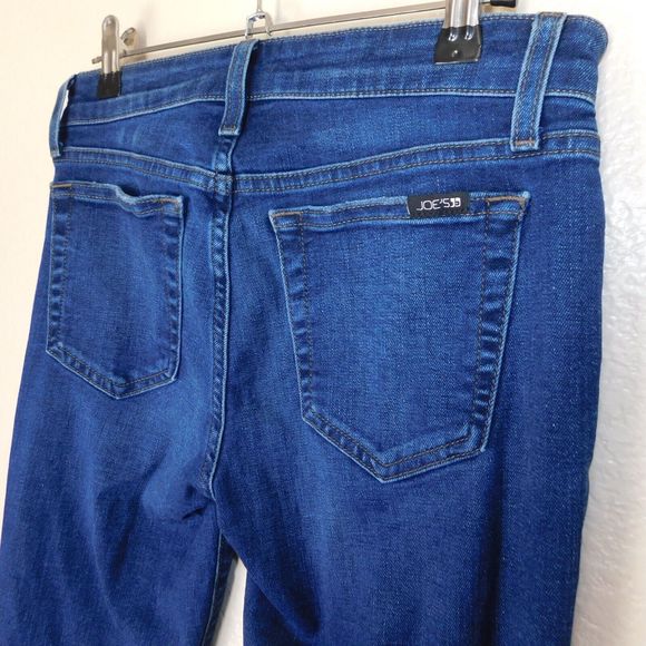 Joe's Jeans Ladies Size 27 Designer Skinny Ankle Mid Wash Stretch Denim - Picture 3 of 9